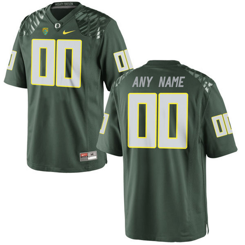 Men Oregon Duck Customized College Football Limited Jersey Green